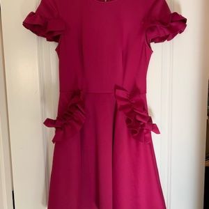 Ted Baker vibrant fuschia cocktail dress